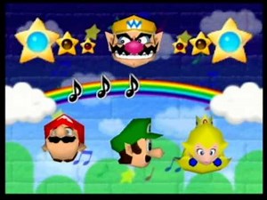 Mario Party 2: 1 vs. 3 Minigame - Look Away
