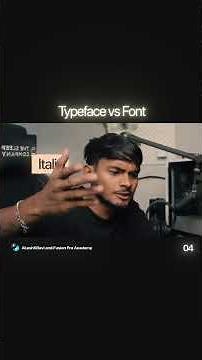 Font and Typeface Are NOT the Same Thing ⚡