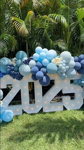 My daughter’s graduation party setup CO2025 🥹💙