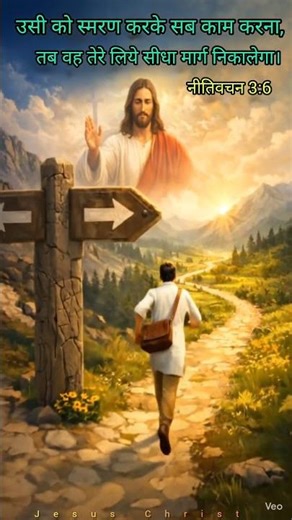 Be Holy | Bible Verse in Hindi ✝️ |नीतिवचन 3:6 #amen #jesuschrist #gospel #bible#faith #motivation