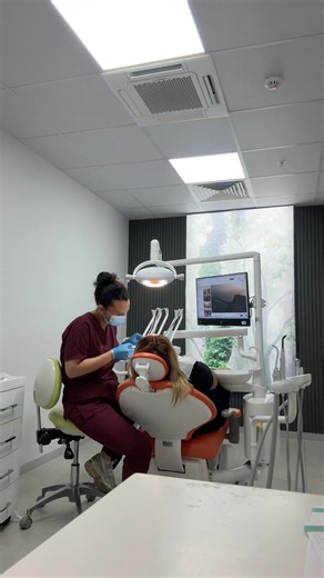 #endodontics #dentalclinic #dentist 🦷🪥 root canl treatment of first molar tooth with 4 canals
