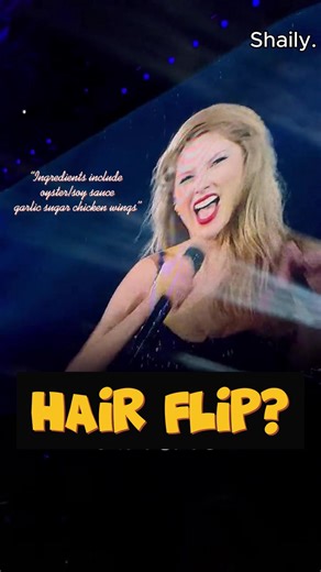 Taylor Swift hair flip During the eras tour #taylorswifttour | Shaily.