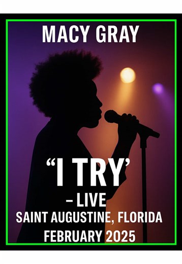 Macy Gray's Live Performance of 'I Try' in Saint Augustine