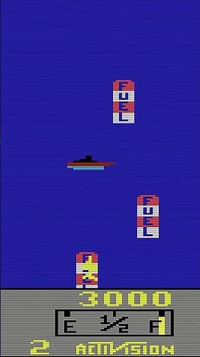 Flying Through River Raid on the Atari 2600 #retrogaming #gaming