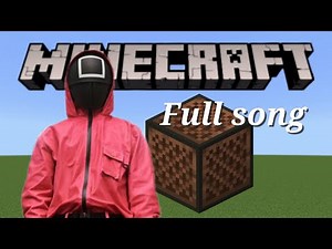 Minecraft Squid Game full Theme song Way Back Then with Note Blocks