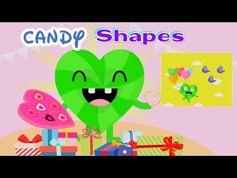 Candy Shapes | Shapes Form Candy - Baby Learn by Candybots