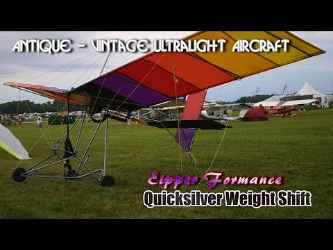 Eipper Formance Quicksilver Weight Shift antique ultralight vintage ultralight aircraft.