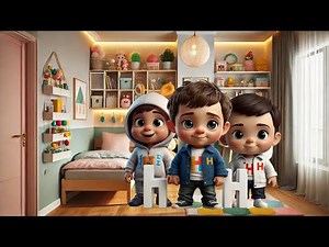 Learning English: Alphabet letter H with beautiful animation and music