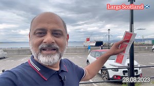 پانی کے جہاز میں گاڑی رکھ کے ہم ایک جزیرہ پر جارہے ہیں سکاٹ لینڈ سے | Iftikhar Ahmad Usmani