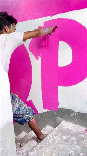 Pink color painting code (2188) 🏡 #pink #painting #trending