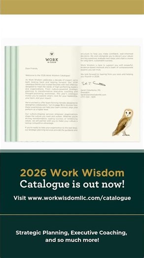 Work Wisdom 2026 Catalogue is HERE!