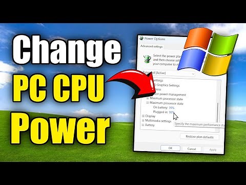 How to Change Maximum Power State of CPU on PC to Stop Overheating (Best Method)