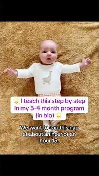 3 month sleep schedule