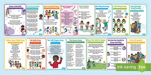 EYFS All About Me/Ourselves Songs and Rhymes Resource Pack