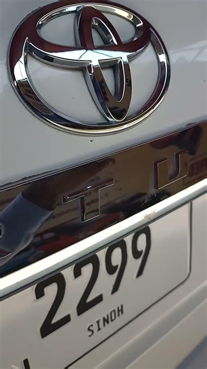 Fortuner white 2026 model body paint Check back to front #fortuner #toyotafortunergrsport