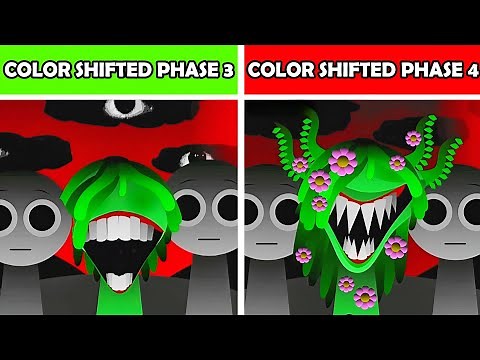 Incredibox sprunki color shifted – phase 3 vs phase 4