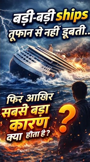 70% Ships Ek Hi Reason Se Doobti Hain 🤯 #shorts