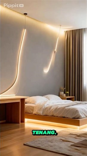 Sudut Kamar Jadi Lebih Cozy dengan LED Strip ✨#shorts #cozy #cozyambience #fyp