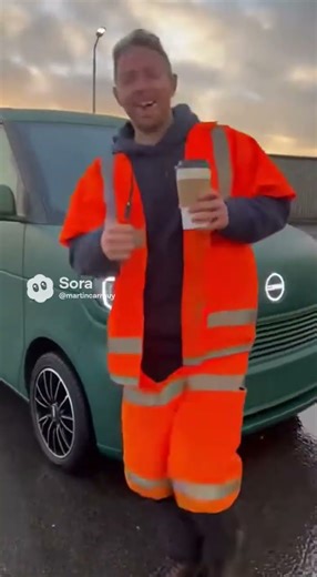 COMMER® Electric Van Prototype | British Racing Green EV at Golden Hour 🚚⚡️