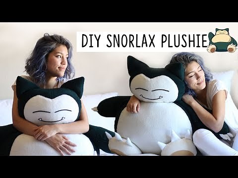 DIY SNORLAX PLUSHIE GIVEAWAY !!! | sew&tell