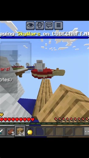 Minecraft Skyware Pvp In Mobile #1 || #minecraft #minecraftpvp