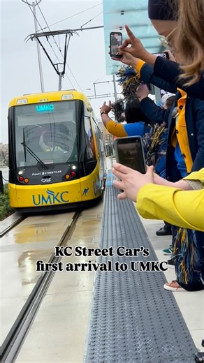 UMKC Office of Admissions on Instagram: "The KC Streetcar has officially arrived at UMKC! Roos can now explore Kansas City with ease! No car, no parking stress, just free rides and city adventures! This morning’s inaugural trip featured the Kansas City Mayor and UMKC Chancellor leading the way. Let’s celebrate this exciting milestone together! 🎉 #KCStreetcar #UMKC #RoosOnTheMove"