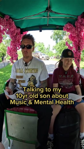 Jacoby Shaddix Discusses Music & Mental Health with His 10-Year-Old Son