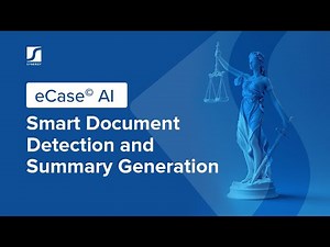 Synergy eCase© AI - Smart Document Detection and Summary Generation