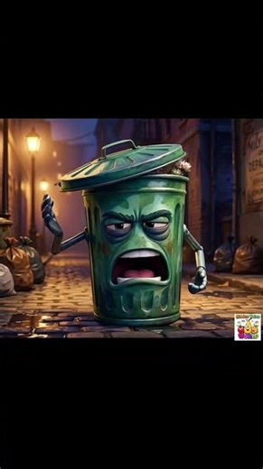 “The Night the Trash Can Finally Spoke! 🗑️😤” #youtubeshorts #HiddenVoiceWorld #shorts #fy #explore