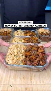 MOST DELICIOUS Honey Butter Chicken Alfredo🍗🍯🧀 ONLY 630 CALS | Best Meal Preps of 2025 Part 1