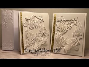 Butterfly Brilliance - Floating bridge Wedding Card - Stampin’ Up!