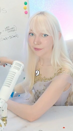 Atara Collis on Instagram: "How to make a simple LED circuit to add LEDs to Cosplays, Dioramas, 3D prints or things like Warhammer Bases! I think I'll make this a full youtube video! I filmed about 30mins of footage and had to cut it down to 1min! It was a lot of fun explaining this! I hope it's helpful to someone ♡ • • • • • #science #maths #math #electronics #physics #engineering #engineer #circuit #diy #girlythings #princess #twitch #streamer #student #learn"