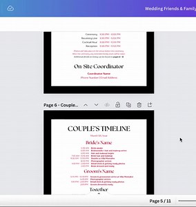 TEMPLATE: Family & Friends Wedding Information Packet | Informational Packet for Wedding Party | Canva Template - Etsy Australia