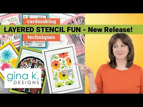 Layered Stencil Fun - New Kit Cardmaking!