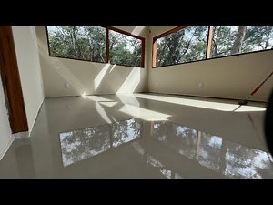 DIY Liquid Floor with Self-Leveling — Almost Like Liquid Porcelain Tile