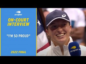 Iga Swiatek On-Court Interview | 2022 US Open FInal