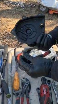 05 Acura TL Waterpump & Timing Replacement Pt.2 Timing Tensioner was COOKED! #automobile #diy #honda