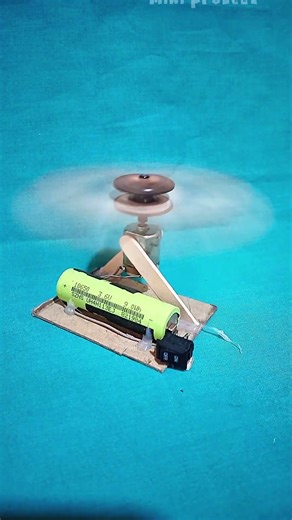helicopter propellers dc motor #miniproject #science #tech