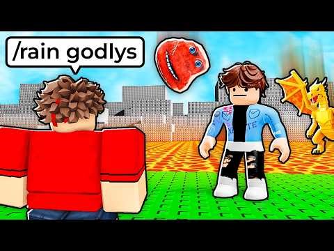 Using ADMIN COMMANDS in Survive Lava for Brainrots!