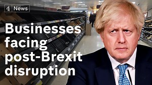 UK businesses grappling with post-Brexit paperwork and border checks | Channel 4 News