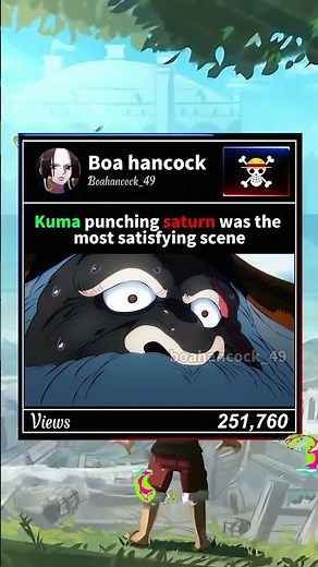 KUMA VS SATURN 🔥 | One Piece Most Satisfying Moment #onepiece #shorts