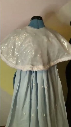 Elsa inspired costume almost complete