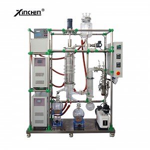 [Hot Item] Herbal Separation Purification Glass Short Path Wiped Film Molecular Distillation System