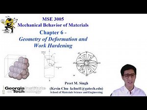 Mechanical Behavior of Materials - Geometry of Deformation (pt. 1)
