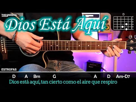 Dios Está Aquí - Tutorial de Guitarra ( Canto Religioso Alabanza Misa ) Para Principiantes