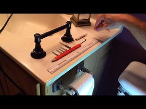 Installation of Moen Ashville Toilet Paper Holder
