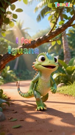 I for Iguana | Learn the Alphabet with Animals | ABC Fun for Kids