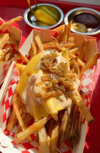 Homemade animal style fries recipe