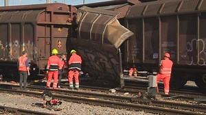 Bahnhof Buchs: Güterzug entgleist