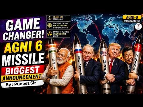 🔥 Agni-6: India’s Ultimate Strategic Message After Operation Sindoor | Puneet Sir | VAID ICS